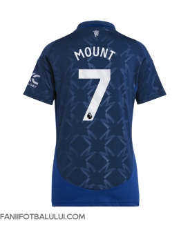 Manchester United Mason Mount #7 Tricou Fotbal Replică 2024-25 Femei Deplasare